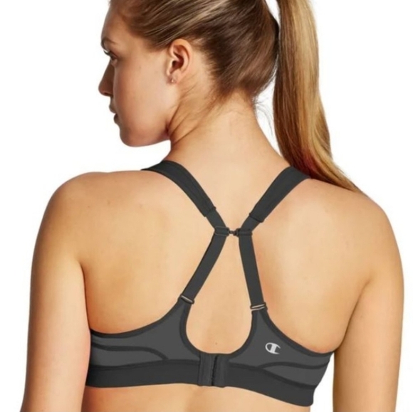 Champion | NWT The Distance Underwire 2.0 Sports Bra in Black Size 34/36D/DD - Picture 4 of 8